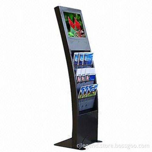 19-inch LCD Floor Stand AD Player with Bookshelf